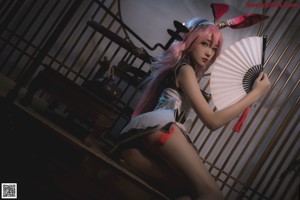 Cosplay 南桃Momoko 八重樱旗袍