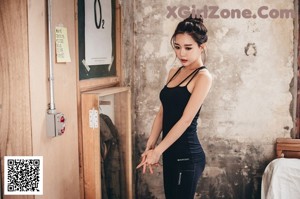 Beautiful Yoon Ae Ji poses glamor in gym fashion photos (56 photos)